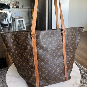 Louis Vuitton Brown Monogram Tote
